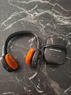 Koptelefoon met zender/ontvanger aansluiting 3.5 mm, Ophalen of Verzenden, Gebruikt, Overige merken, Draadloos
