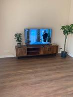 Mooi TV meubel van mangohout!, Ophalen, Gebruikt, 150 tot 200 cm, Minder dan 100 cm