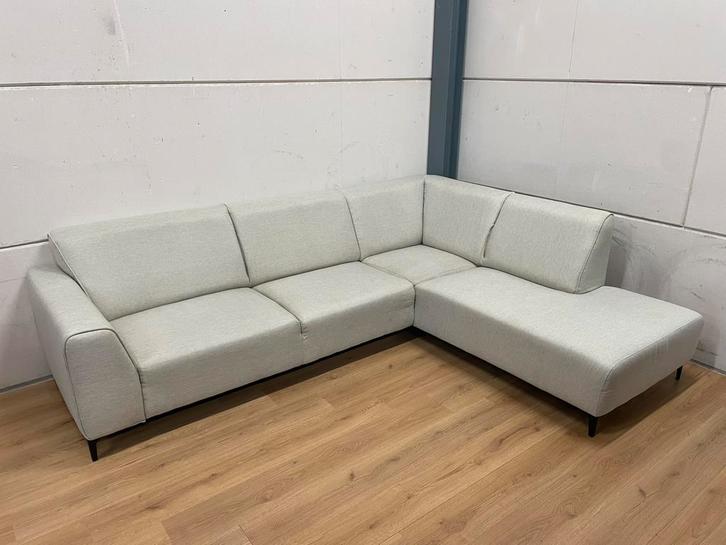 Mooie luxe beige creme hoekbank - GEREINIGD!!!, Huis en Inrichting, Banken | Bankstellen, Zo goed als nieuw, Hoekbank, Vierpersoons of meer