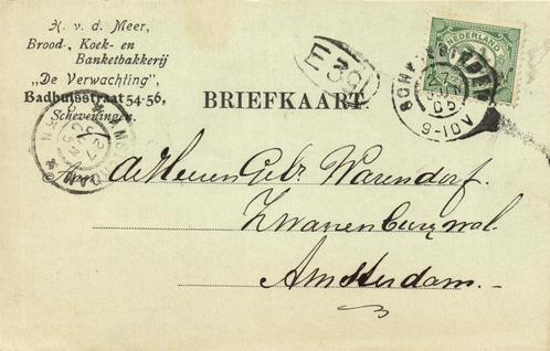 H. v.d. Meer, De Verwachting, Scheveningen - 06.1905 - brief, Postzegels en Munten, Brieven en Enveloppen | Nederland, Briefkaart