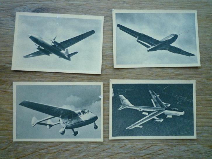 4 kaartjes vliegende vleugels Niemeijer's Album vliegtuigen, Verzamelen, Ansichtkaarten | Themakaarten, Voor 1920, Ophalen of Verzenden