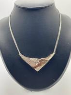 A196 Prachtig zilveren collier met Finse hanger, Sieraden, Tassen en Uiterlijk, Kettingen, Ophalen of Verzenden, X, Zilver, Zilver