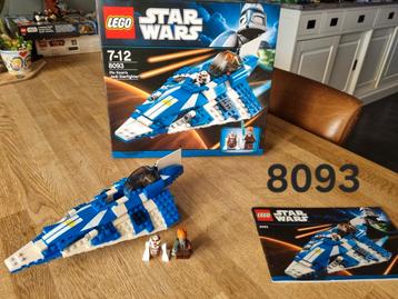 Star Wars Lego set 8093 Plo Koon's Jedi Starfighter Starwars beschikbaar voor biedingen