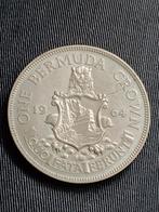 Bermuda 1 Crown 1965 Elizabeth II  - Zilver, Postzegels en Munten, Munten | Amerika, Zilver, Losse munt, Verzenden, Noord-Amerika