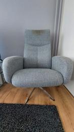 Comfortabele fauteuil met ligstand, Ophalen, Gebruikt, Stof, 75 tot 100 cm