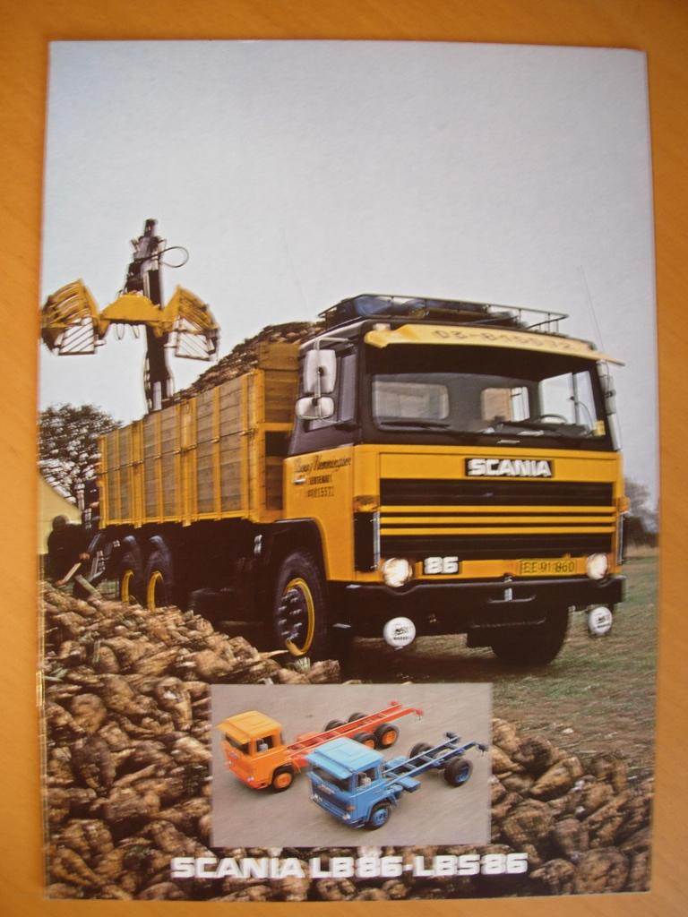 Scania LB / LBS 86 Brochure 1975 - LB86 LBS86 - NL, Ophalen of Verzenden, Zo goed als nieuw, Overige merken, Scania