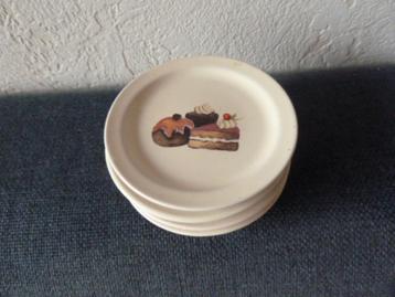 Jet - 5 Petit Foure schaaltjes - Theetipjes - Cake my day beschikbaar voor biedingen