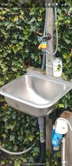 RVS Spoelbak met Kraan en Handdouche, Ophalen, Gebruikt