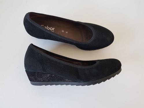 <>  Gabor Comfort maat 38 / 5 G zwarte pumps lage sleehakken, Kleding | Dames, Schoenen, Zo goed als nieuw, Schoenen met lage hakken