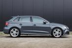 Audi A3 Sportback TFSI Aut. 2x S-Line ✅ Carplay ✅ LED, Te koop, Zilver of Grijs, Benzine, Hatchback