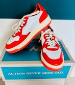Autry Sneakers Oranje Leder ZGAN afgeprijsd!, Overige kleuren, Ophalen of Verzenden, Autry, Sneakers of Gympen