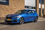 BMW 1-serie M140i Special Edition Shadow,schuifdak,leder,top, Gebruikt, Zwart, Blauw, 340 pk