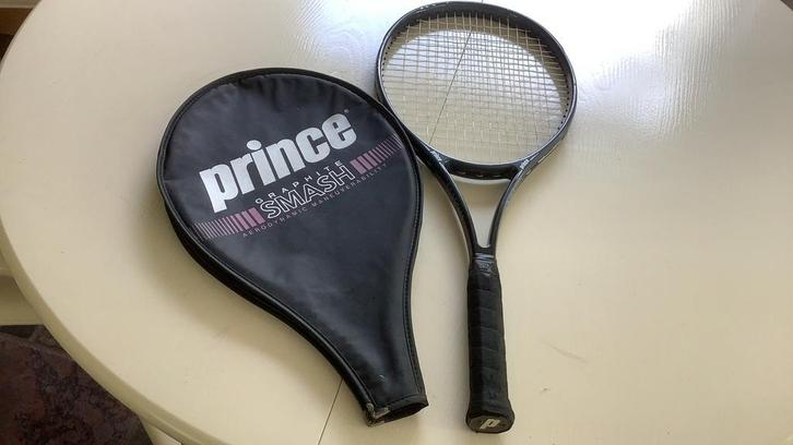 Prince Graphite Smash tennisracket vintage. Gebruikt., Sport en Fitness, Tennis, Gebruikt, Racket, Prince, Ophalen