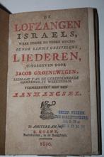 De Lofzangen Israëls, waar onder de Heere woond (1820), Antiek en Kunst, Ophalen of Verzenden