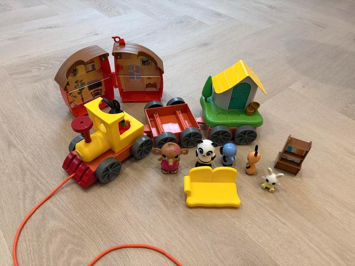 Bing Trein Speelset met Licht & Geluid + 6 Figuren!, Kinderen en Baby's, Speelgoed | Fisher-Price, Zo goed als nieuw, Speelset