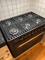 Boretti 6-pits gasfornuis met spit voorbereiding, Gebruikt, 60 cm of meer, Grill, Ophalen of Verzenden