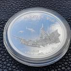 2021 Kitts & Nevis -Sunken Ship - 1 oz Silver BU, Postzegels en Munten, Munten | Amerika, Zilver, Ophalen of Verzenden, Noord-Amerika