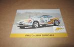 Opel Calibra stikcker turbo 4x4, Verzamelen, Verzenden, Nieuw, Auto's