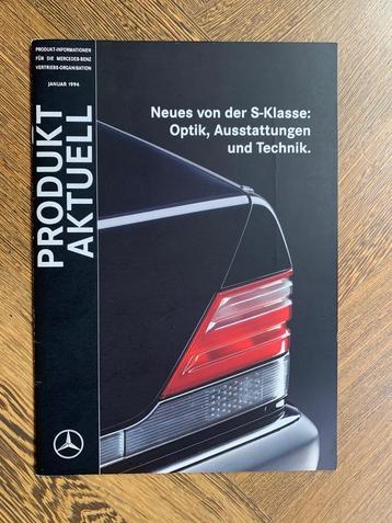 Product informatie brochure Mercedes-Benz S-klasse W140 1994 beschikbaar voor biedingen
