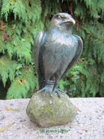 077* Bronzen Torenvalk (Boven €75 geen verzendkosten), Tuin en Terras, Tuinbeelden, Ophalen of Verzenden, Nieuw, Overige materialen