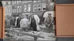 'Beestenmarkt Leiden', Antiek en Kunst, Kunst | Tekeningen en Foto's, Ophalen