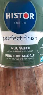 Stoere kleur groen muurverf Histor, Doe-het-zelf en Verbouw, Verf, Beits en Lak, Ophalen of Verzenden, Zo goed als nieuw, Groen