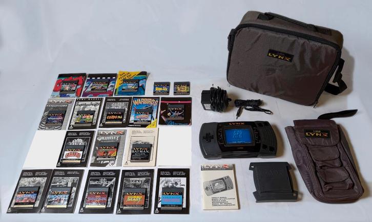 Atari Lynx 2 met 19 spellen - Draagbare spelcomputer, Spelcomputers en Games, Spelcomputers | Atari, Gebruikt, Atari Lynx, Zonder controller
