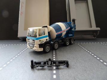 914 herpa daf cf dagcabine betonmixer van hesteren 1:87 truc beschikbaar voor biedingen