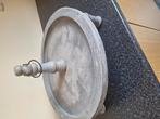 Dienblad op pootjes, Huis en Inrichting, Woonaccessoires | Dienbladen, Ophalen, Gebruikt, Rond, Hout