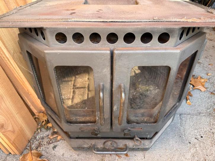 Barbas Houtkachel Inzethaard, Huis en Inrichting, Kachels, Gebruikt, Inbouw, Houtkachel, Hout, Ophalen