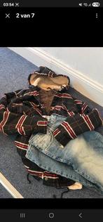 OP ZOEK!!!! Merk Windbreaker sherpa fleece lined plaid, Ophalen of Verzenden, Zo goed als nieuw, Zwart