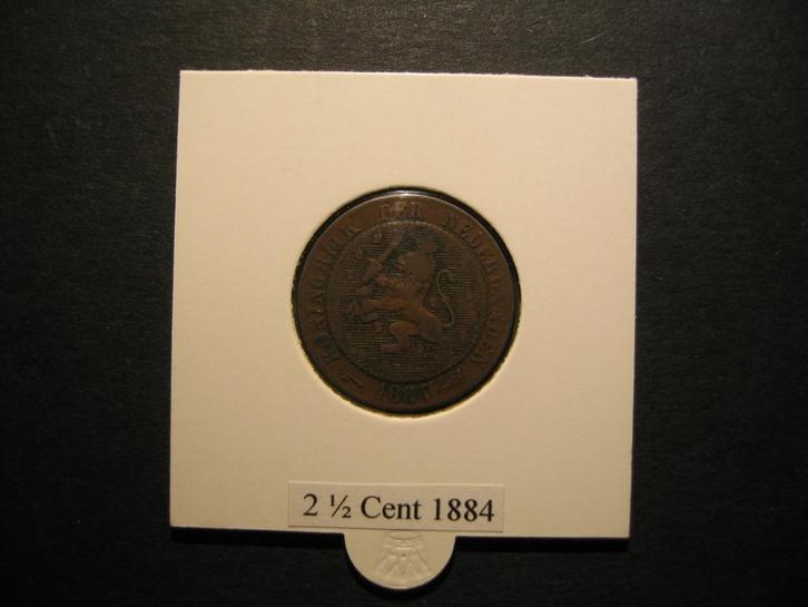 Diverse munten van 2 ½ Cent., Postzegels en Munten, Munten | Nederland, Overige waardes, Koningin Wilhelmina, Ophalen of Verzenden