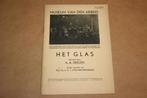 Het Glas - A. Deelen - 1957, Boeken, Ophalen of Verzenden, Gelezen, Overige onderwerpen