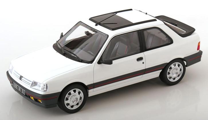 Jsn Norev 1:18 Peugeot 309 GTi 1987 Meije White, Hobby en Vrije tijd, Modelauto's | 1:18, Nieuw, Auto, Norev, Verzenden