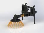 NIEUW hydraulische onkruidborstel t.b.v. minishovel, Ophalen of Verzenden, Nieuw, Onkruidsteker