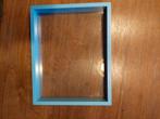 Blauw fotolijstje - gratis af te halen!, Ophalen, Gebruikt