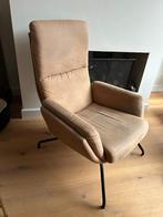 Fauteuil suede hoge rug, Ophalen, Overige materialen, Gebruikt, 75 tot 100 cm