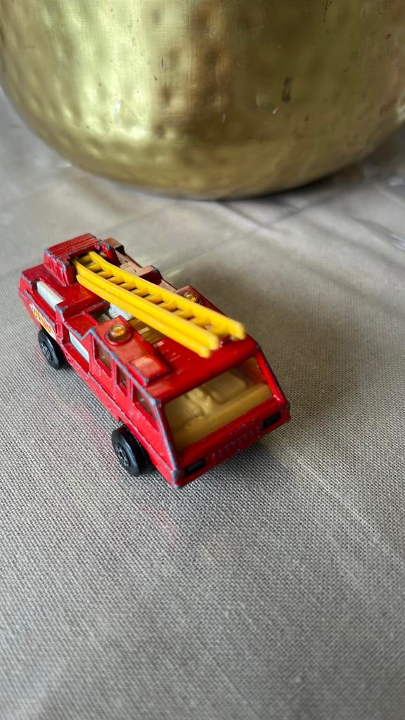 1970s vintage Matchbox 22e "Blaze Buster" brandweerw, Ophalen of Verzenden, Zo goed als nieuw, Auto