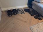 Fitness dumbells gewichten curlstang 108kg, Ophalen, Zo goed als nieuw, Dumbbell
