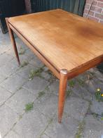 Vintage tafel teak/hout., Ophalen, Gebruikt, 100 tot 150 cm, Teakhout