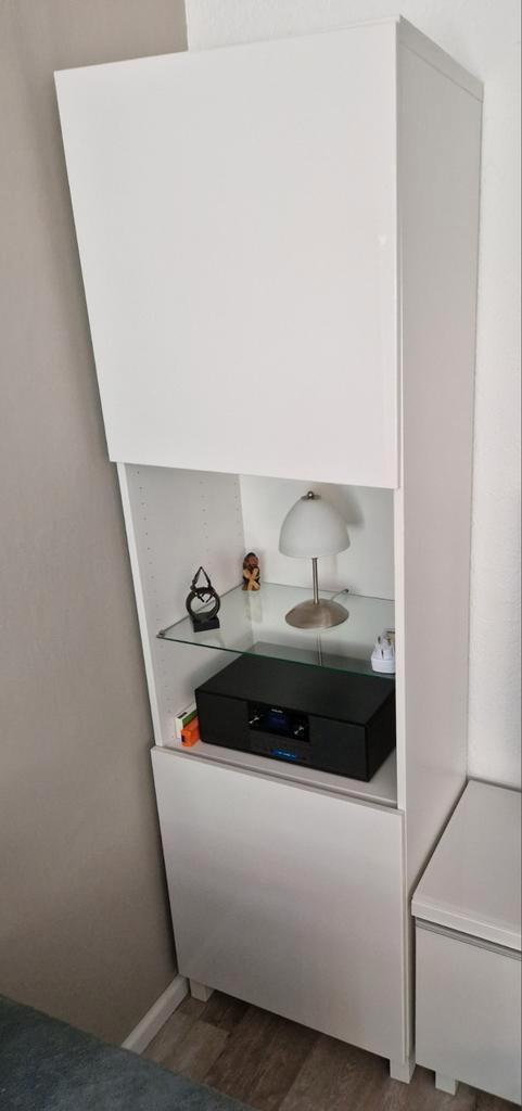 Ikea besta hoge kast, Huis en Inrichting, Kasten | Wandmeubels, Zo goed als nieuw, 150 tot 200 cm, Minder dan 150 cm, 50 tot 75 cm