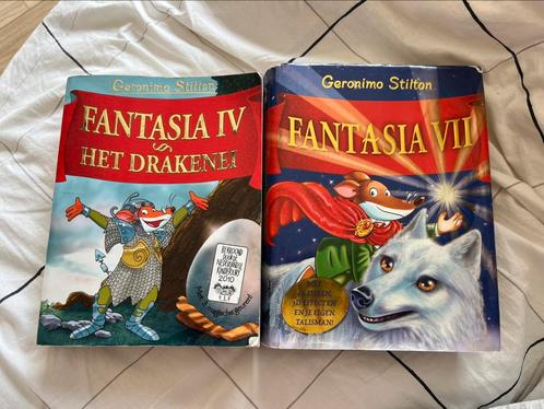 Geronimo Stilton - Fantasia VII en lV het drakenei, Boeken, Kinderboeken | Jeugd | onder 10 jaar, Gelezen, Ophalen of Verzenden
