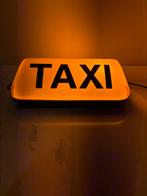Origineel Geel en wit Taxi Daklicht lamp op 220 volt, Verzenden, Zo goed als nieuw, Lichtbak of (neon) lamp