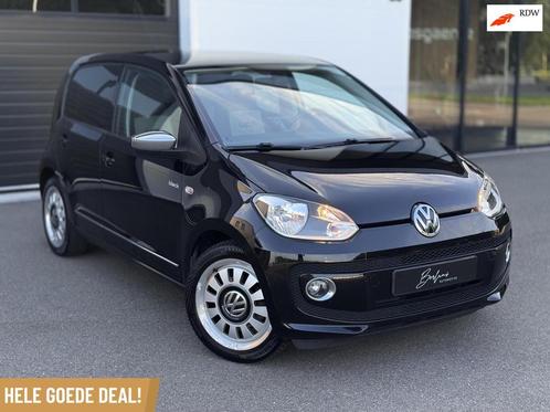 Volkswagen Up! 1.0 Black up! BlueMotion Airco|Navi|5deurs, Auto's, Volkswagen, Bedrijf, Te koop, up!, ABS, Airbags, Airconditioning