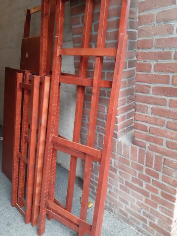 Ikea Rek, Ivar, massief grenen bestaande uit 6 delen, 6 rek - afbeelding 8