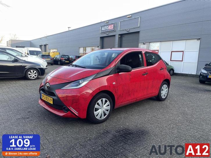 Toyota Aygo 1.0 VVT-i x/Airco/Cruise/Custom Design, Auto's, Toyota, Bedrijf, Te koop, Aygo, ABS, Airbags, Airconditioning, Alarm