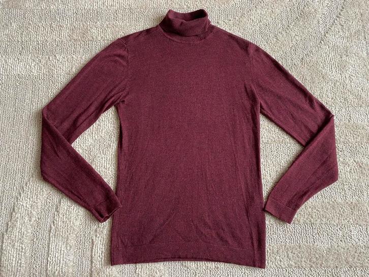 Distrikt coltrui wijnrood XS, Kleding | Heren, Truien en Vesten, Zo goed als nieuw, Maat 46 (S) of kleiner, Rood, Ophalen of Verzenden