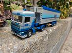 Tekno Daf 95 Bas van Buren BVB met kipperoplegger, Hobby en Vrije tijd, Modelauto's | 1:50, Ophalen of Verzenden, Zo goed als nieuw