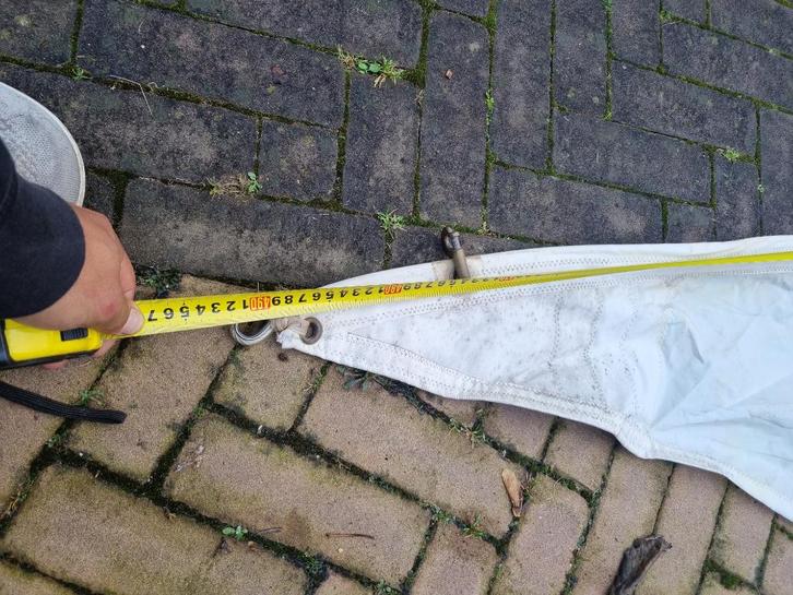 Fok, Watersport en Boten, Zeilen en Zeiltoebehoren, Gebruikt, Genua of Fok, Minder dan 15 m², 3 tot 6 meter, Ophalen