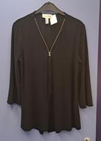 Joseph Ribkoff tuniek zwart met 3/4 mouw + rits mt M 46969, Kleding | Dames, ., Zwart, Joseph Ribkoff, Ophalen of Verzenden